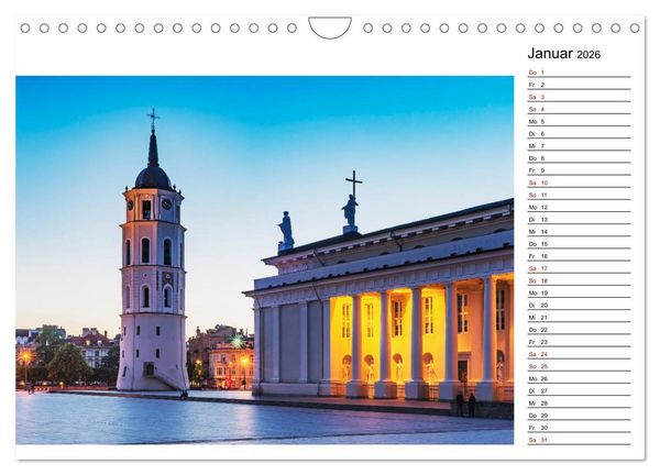 Produktbild: Entdeckungen im Baltikum (Wandkalender 2026 DIN A4 quer), CALVENDO Monatskalender