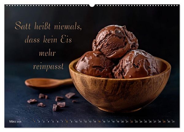 Produktbild: Dessert - Liebe auf den ersten Biss (Wandkalender 2026 DIN A2 quer), CALVENDO Monatskalender