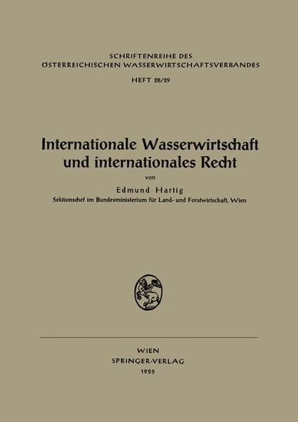 Produktbild: Internationale Wasserwirtschaft und internationales Recht