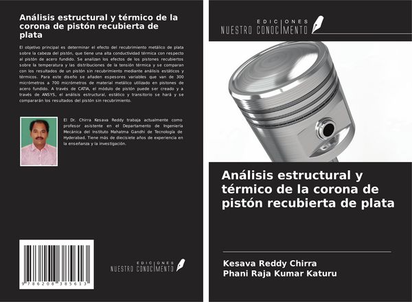 Produktbild: An&aacute;lisis estructural y t&eacute;rmico de la corona de pist&oacute;n recubierta de plata