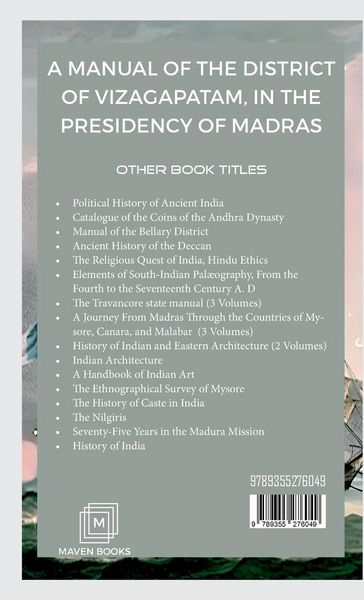 Produktbild: A Manual of the District of Vizagapatam, in the PRESIDENCY OF MADRAS