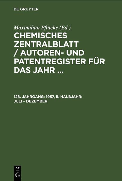 Produktbild: 1957, II. Halbjahr: Juli &ndash; Dezember