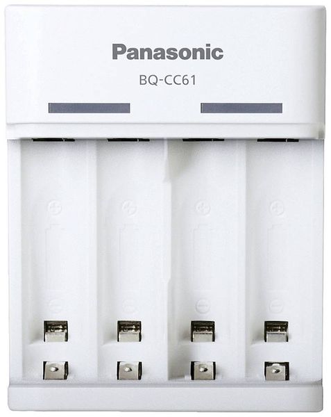 Panasonic BQ-CC61 Rundzellen-Ladegerät NiMH Micro (AAA), Mignon (AA)