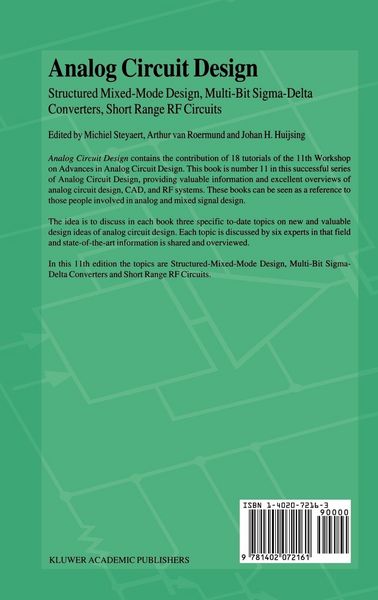 Produktbild: Analog Circuit Design