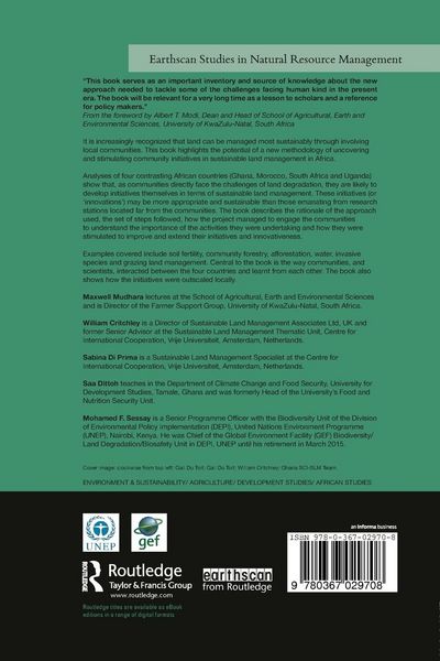 Produktbild: Community Innovations in Sustainable Land Management
