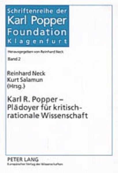 Produktbild: Karl R. Popper &ndash; Pl&auml;doyer f&uuml;r kritisch-rationale Wissenschaft