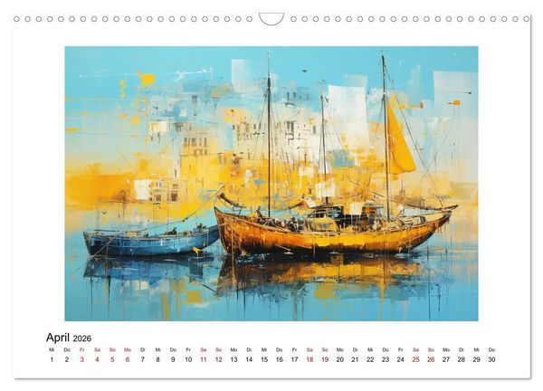 Produktbild: Bunte abstrakte Welt (Wandkalender 2026 DIN A3 quer), CALVENDO Monatskalender