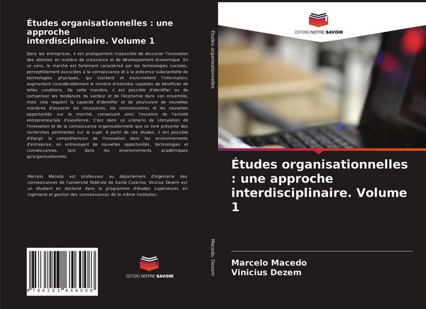 Produktbild: &Eacute;tudes organisationnelles : une approche interdisciplinaire. Volume 1