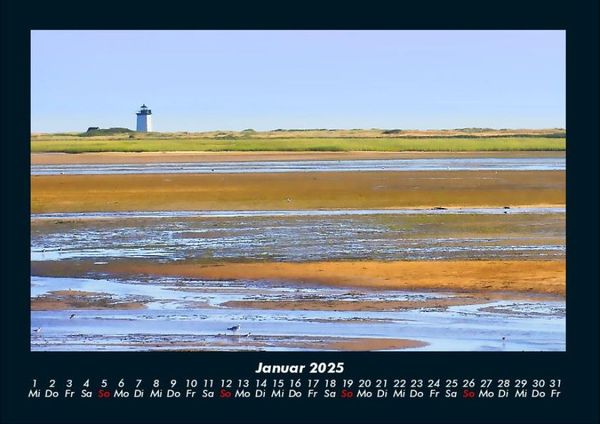 Produktbild: Landschaftskalender 2025 Fotokalender DIN A4