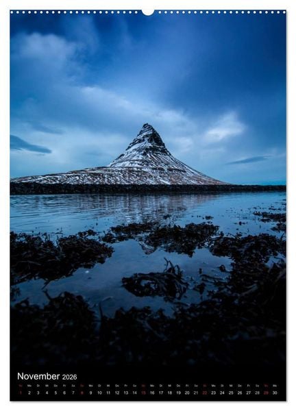 Produktbild: Island - Wundervolle Landschaften (Wandkalender 2026 DIN A2 hoch), CALVENDO Monatskalender