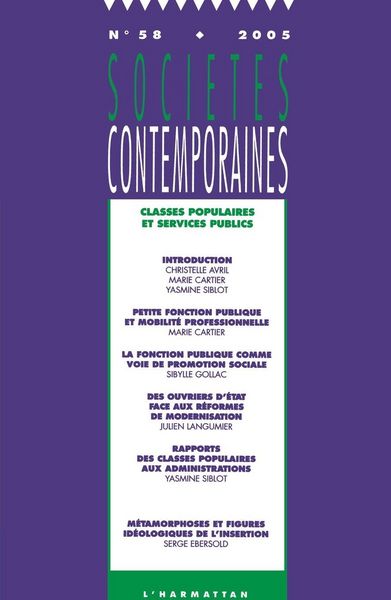 Produktbild: Classes populaires et services publics