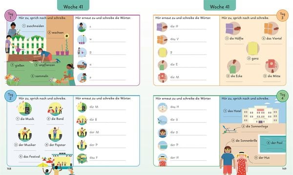 Produktbild: Deutsch f&uuml;r clevere Kids - 5 W&ouml;rter am Tag