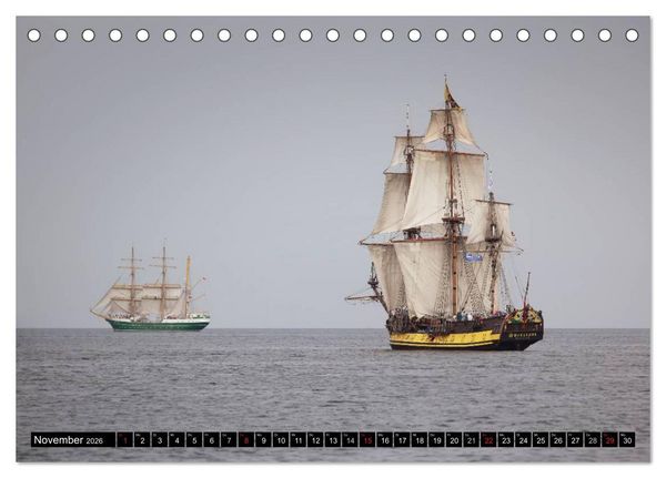 Produktbild: Hanse Sail (Tischkalender 2026 DIN A5 quer), CALVENDO Monatskalender