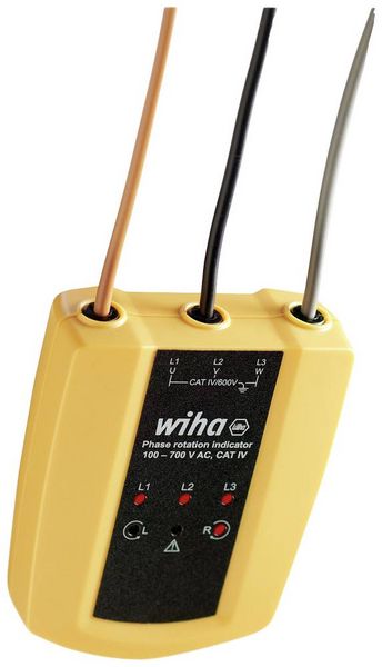 Produktbild: Wiha 45221 Drehfeldtester CAT III 1000 V, CAT IV 600V