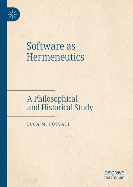 Produktbild: Software as Hermeneutics