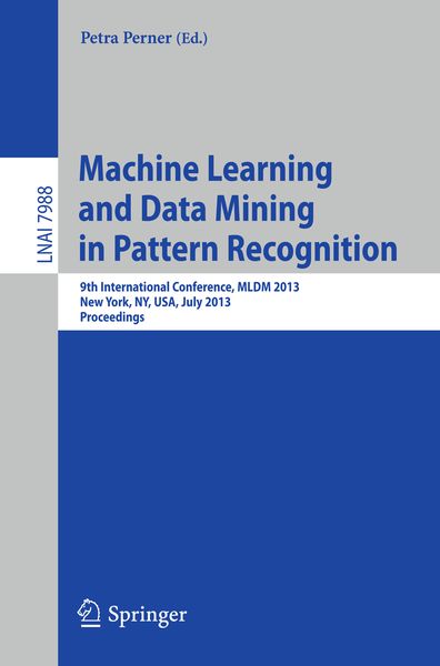 Produktbild: Machine Learning and Data Mining in Pattern Recognition