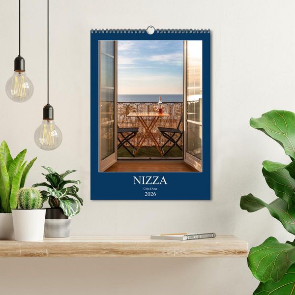Produktbild: Nizza &ndash; Cote d'Azur 2026 (Wandkalender 2026 DIN A3 hoch), CALVENDO Monatskalender