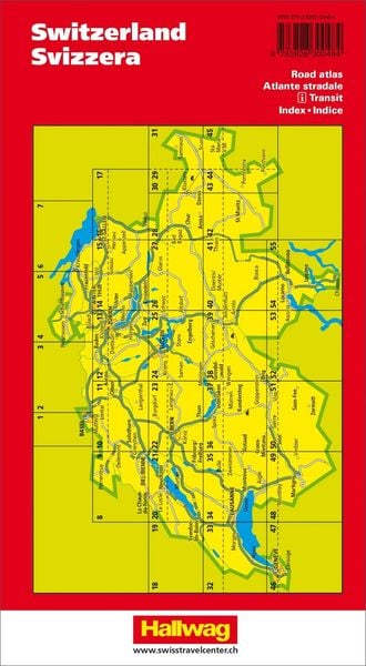 Produktbild: Hallwag Touring Strassenatlas Schweiz
