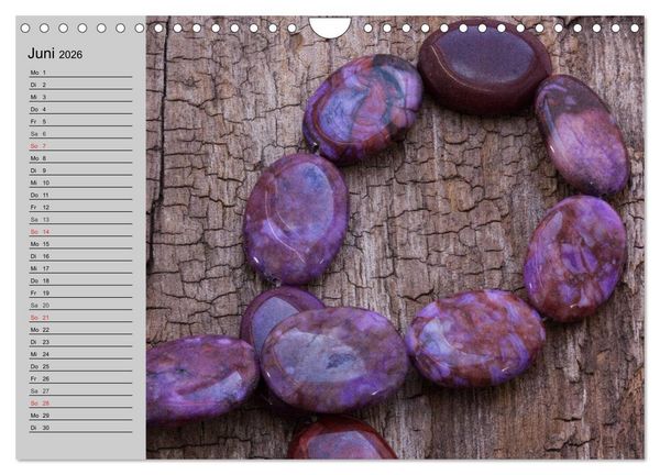 Produktbild: Minerale. Kristalle und Edelsteine (Wandkalender 2026 DIN A4 quer), CALVENDO Monatskalender