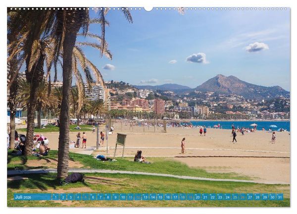 Produktbild: Malaga Highlights der Stadt an der Costa del Sol (hochwertiger Premium Wandkalender 2026 DIN A2 quer), Kunstdruck in Hochglanz