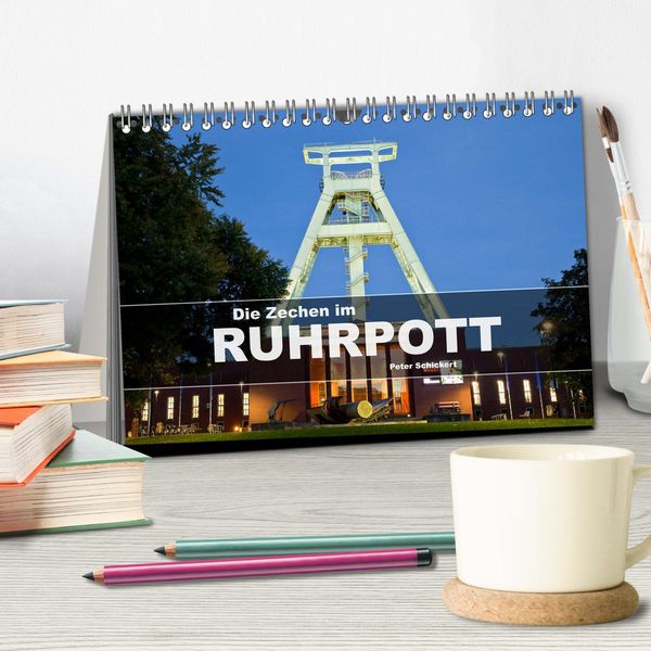 Produktbild: Die Zechen im Ruhrpott (Tischkalender 2026 DIN A5 quer), CALVENDO Monatskalender