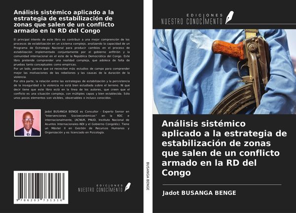 Produktbild: An&aacute;lisis sist&eacute;mico aplicado a la estrategia de estabilizaci&oacute;n de zonas que salen de un conflicto armado en la RD del Congo