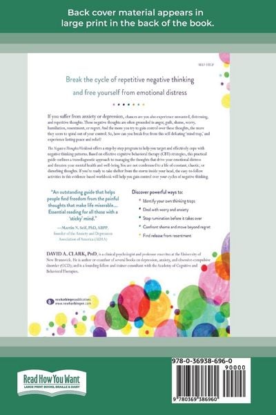 Produktbild: The Negative Thoughts Workbook