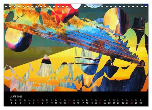 Produktbild: MEDIA-ART Der Kunstkalender (Wandkalender 2026 DIN A4 quer), CALVENDO Monatskalender