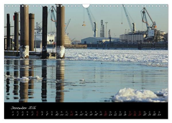 Produktbild: Boote und Schiffe auf Elbe und Ostsee (Wandkalender 2026 DIN A3 quer), CALVENDO Monatskalender