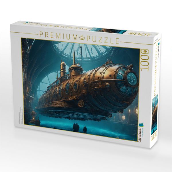 Produktbild: CALVENDO Puzzle Futuristisches U-Boot | 1000 Teile Lege-Gr&ouml;&szlig;e 64x48cm Foto-Puzzle f&uuml;r gl&uuml;ckliche Stunden
