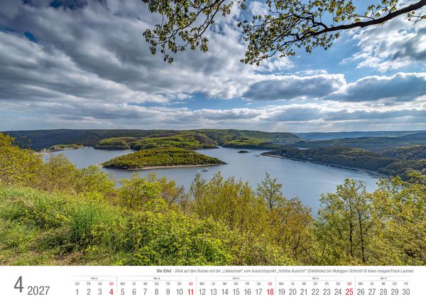 Produktbild: Eifel 2027 Bildkalender A3 Spiralbindung