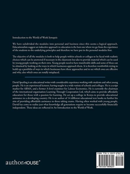 Produktbild: An Introduction to the World of Work