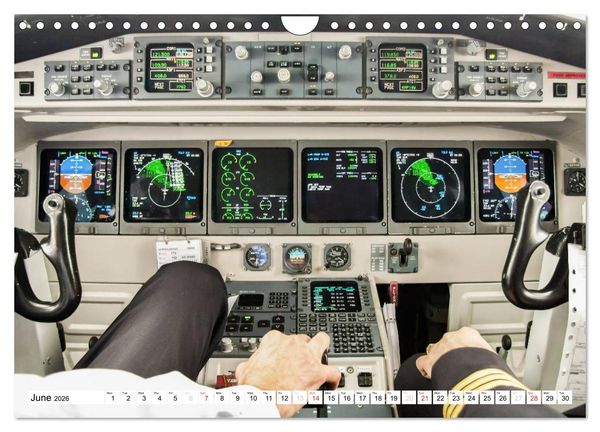 Produktbild: Cockpit sights (Wall Calendar 2026 DIN A4 landscape), CALVENDO 12 Month Wall Calendar