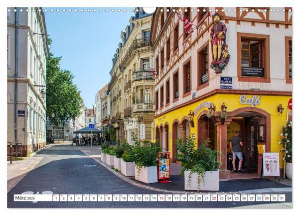 Produktbild: Mulhouse - Das s&uuml;dliche Tor der els&auml;ssischen Weinstra&szlig;e (Wandkalender 2026 DIN A3 quer), CALVENDO Monatskalender