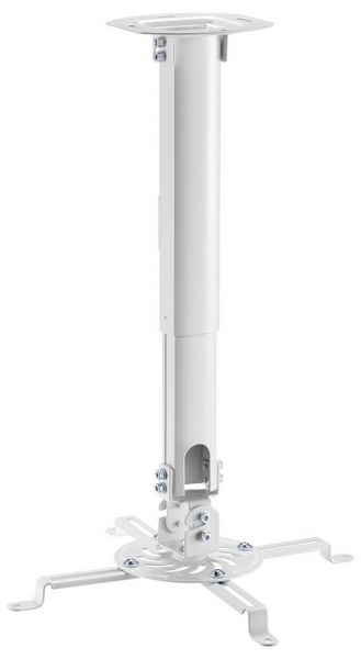 Produktbild: Reflecta Prometheus Beamer-Deckenhalterung Deckenhalter, Drehbar, Neigbar Boden-/Deckenabstand (max.): 580 mm Wei&szlig;