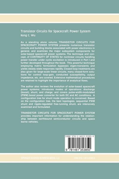 Produktbild: Transistor Circuits for Spacecraft Power System
