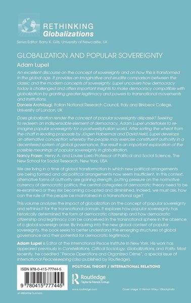 Produktbild: Globalization and Popular Sovereignty