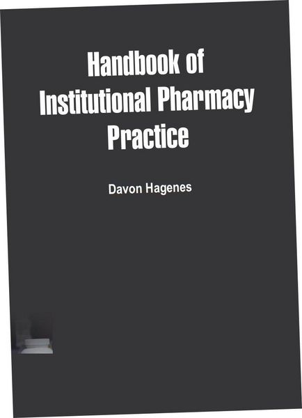 Produktbild: Handbook of Institutional Pharmacy Practice