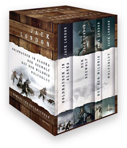 Produktbild: Jack London, Romane und Erz&auml;hlungen (Goldrausch in Alaska - Der Seewolf - Ruf de