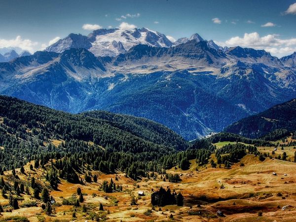 Produktbild: CALVENDO Puzzle Marmolada von der Pralongia Alpe - Alta Badia | 1000 Teile Lege-Gr&ouml;&szlig;e 64x48cm Foto-Puzzle f&uuml;r gl&uuml;ckliche Stunden