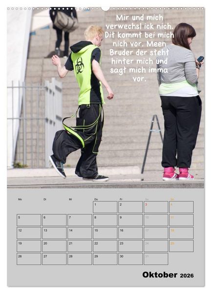 Produktbild: Berliner Stra&szlig;enfoto Kalender 2026 (Wandkalender 2026 DIN A2 hoch), CALVENDO Monatskalender