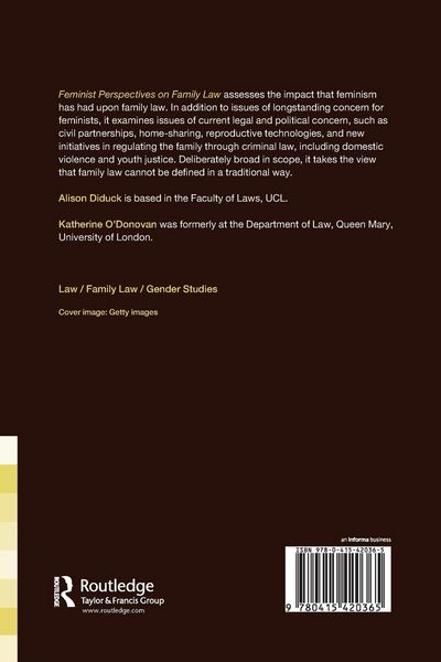 Produktbild: Feminist Perspectives on Family Law