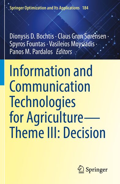 Produktbild: Information and Communication Technologies for Agriculture&mdash;Theme III: Decision