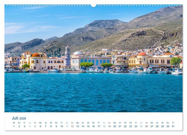 Produktbild: Kalimera Kalymnos (hochwertiger Premium Wandkalender 2026 DIN A2 quer), Kunstdruck in Hochglanz