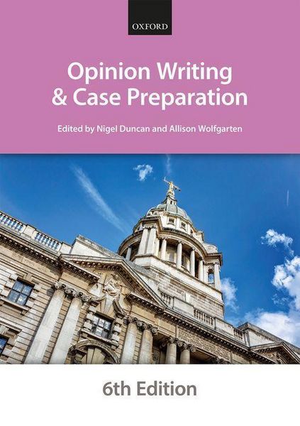 Produktbild: The City Law School: Opinion Writing and Case Preparation