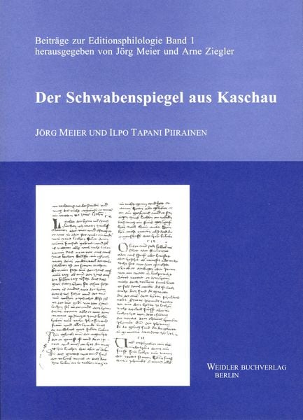 Produktbild: Der Schwabenspiegel aus Kaschau