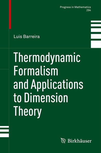 Produktbild: Thermodynamic Formalism and Applications to Dimension Theory
