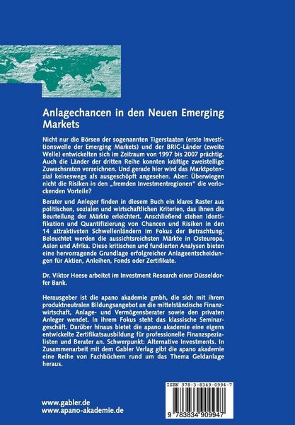 Produktbild: Anlagechancen in den Neuen Emerging Markets