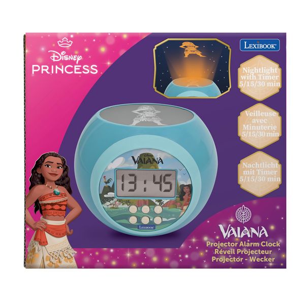 Produktbild: Vaiana Projektionswecker mit Timer
