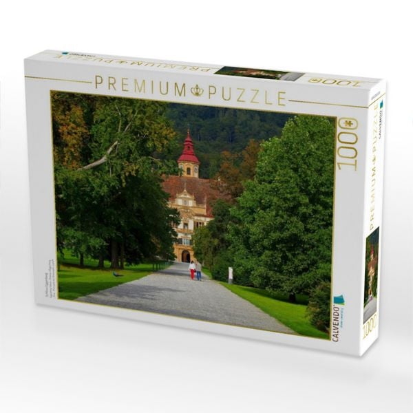 Produktbild: CALVENDO Puzzle Schloss Eggenberg | 1000 Teile Lege-Gr&ouml;&szlig;e 64x48cm Foto-Puzzle f&uuml;r gl&uuml;ckliche Stunden